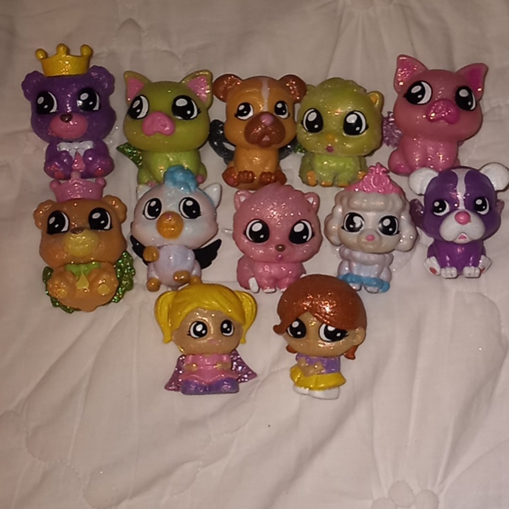 Tic Tac Toy XOXO Exclusive Glitter Friends Animals Toys Cake Topper